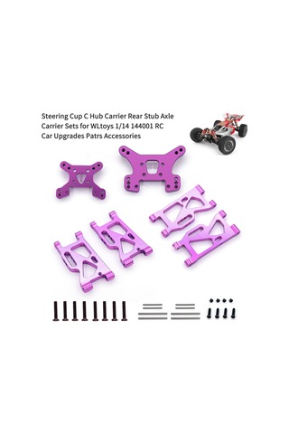 Suofeng Wltoys 1/14 144001 Rc Araç İçin Alüminyum Süspansiyon Kolları - Ön/arma Takımı