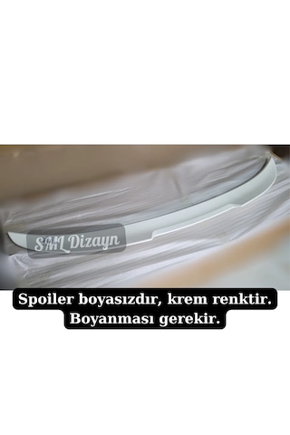 Renault Fluence Spoiler Bagaj Üstü Yarasa Spoyler Spoylır Boyasız