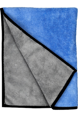 Roro Auto Everest Çift Taraflı Mikrofiber Araç Kurulama Bezi & Oto Yıkama Havlusu  50x70 Mavi