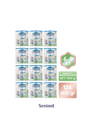 Senimil 2 Bebek Devam Sütü 400 G 12 Adet