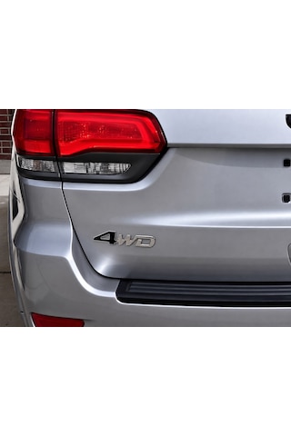 Jeep 4wd Bagaj Yazısı Siyah Renk Jeep 4wd Trunk Emblem Black Jp4wdsiyah