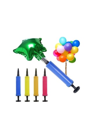 Balon Şişirme Pompası Manuel Folyo Ve Normal Balon Uyumlu Diğer
