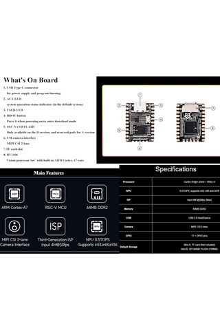 Luckfox Pico Mini Rv1103 Linux Micro Geliştirme Kurulu, Entegre Arm Cortex - A7/rısc - V Mcu/n/ıss
