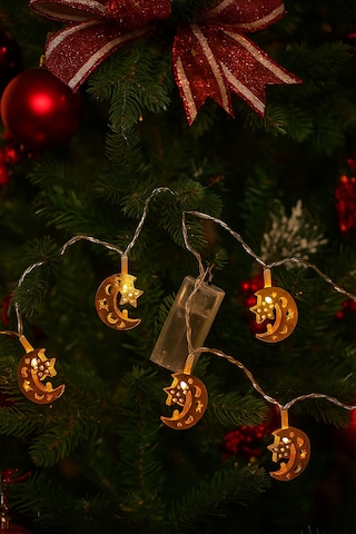 2 M Pilli Gün Işığı Yılbaşı Temalı Led Işık Dekoratif Aydınlatma Çok Renkli