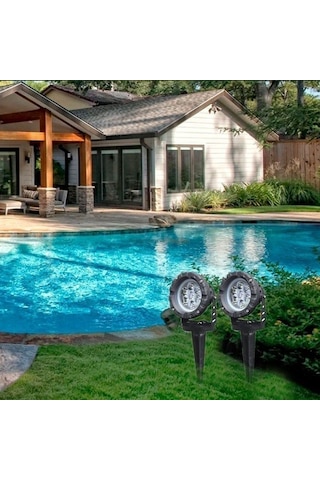 Cata 12W Amber Ledli Bahçe Kazığı Dış Mekan ct-7304a Çok Renkli