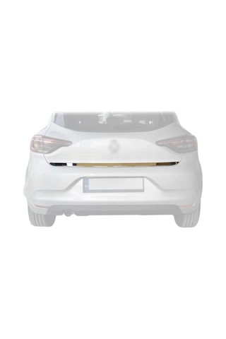 Renault Clio 5 Formlu Krom Bagaj Alt Çıta 2020 Paslanmaz Çelik N11.5132