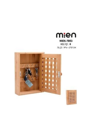 Mien-7b53 Bambu Anahtarlık Dolabı
