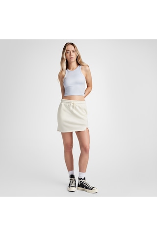 Converse Ribbed Knit Kadın Lila T-shirt10027772 Mor
