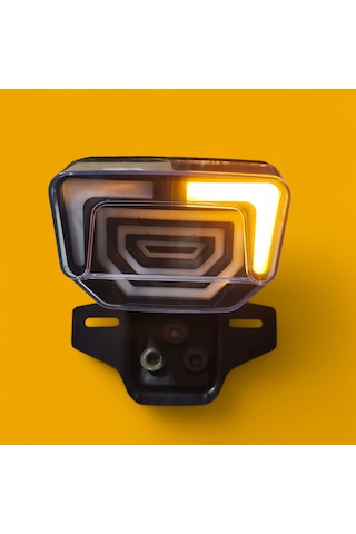 Cg Arka Stop Led'li Sinyal'li Yeni Model Sarı -2310 Sarı