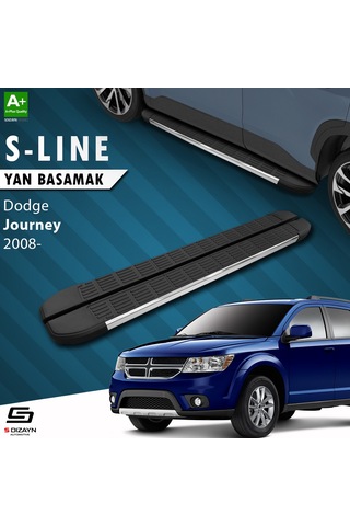S-dizayn Dodge Journey S-line Krom Yan Basamak 183 Cm 2008 Üzeri