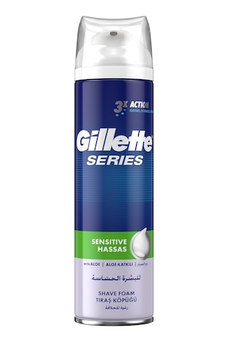 Gillette Series Sensitive Tıraş Köpüğü 4 x 250 ML