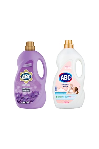 Abc Yumuşatıcı 3 Lt Lavanta Ve Sensitive 2 Li Set 2'li Set