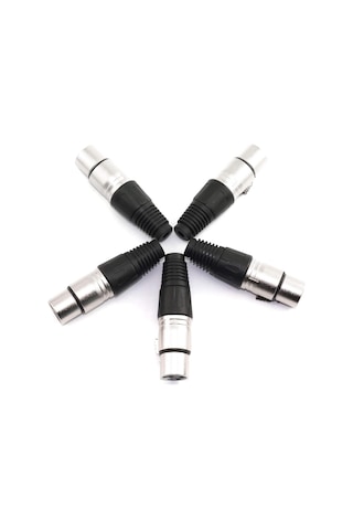 5'li Paket Dişi 3-pin Xlr Jak Ses Kablosu Konnektörü