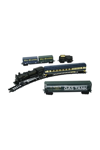Classic Series Pilli Işıklı Sesli Oyuncak Tren Seti - 33 Parça Nostaljik Tren - 365 Cm Ray