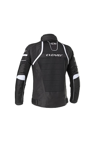 Clover Rainjet-2 Wp Korumalı Motosiklet Montu Siyah Beyaz