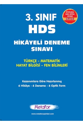 Metafor 3. Sınıf Hikayeli Deneme Sınavı 6 Lı Hds