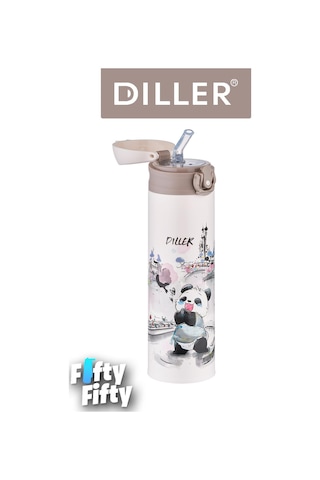 Dıller 480 Ml Pipetli Paslanmaz Çelik Termos Vacum Cup Kilitli Kapak -ffdıllerd9248 Çok Renkli