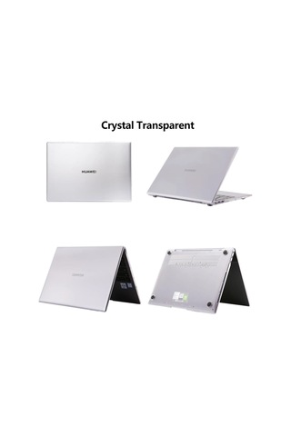 Huawei Uyumlu Kılıf Matebook D14 Kılıf 2019-2020-2021-2022 Yılı İle Parlak Kristal İz Yapmaz Şeffaf