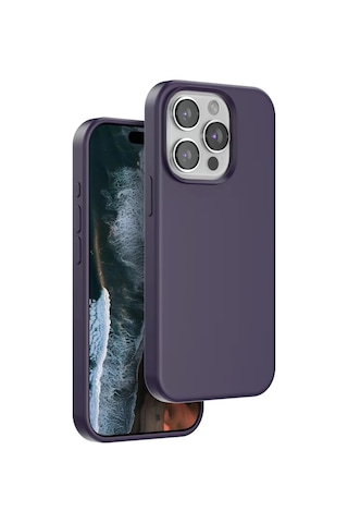 Venco - 917 - Apple iPhone Uyumlu 14 Pro Max Home Magsafe Kapak - - Glblseme - Derin Mor