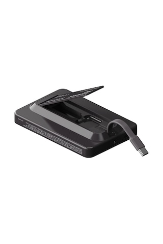 Momax IP131HKD Power X Pro+Magnetic Wireless 5000 mAh Standlı + USB-C Kablo Powerbank Siyah