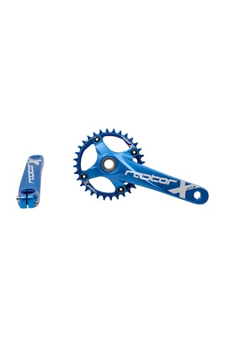 Bike Sky Evo 32t Mavi Tekli Aynakol Mtb Dağ Bisikleti Krank, Alüminyum, Mavi