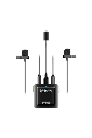 Boya By Dm20 Pc Telefon İkili Yaka Mikrofonu Kit