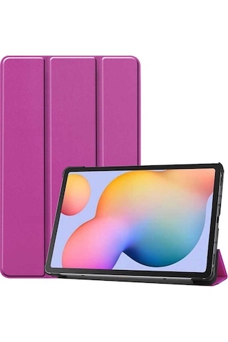 Lenovo M10 Plus Tb-x606f Zore Smart Cover Standlı 1-1 Kılıf Kapaklı Kılıf