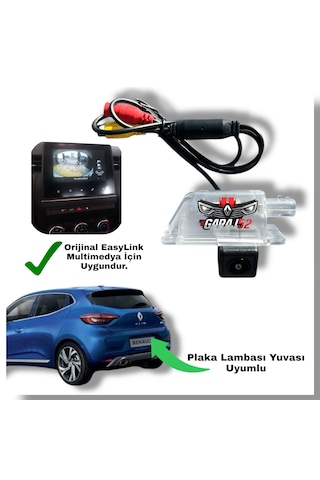 Renault Clio 5 Geri Görüş Kamerası Easylink Uyumlu