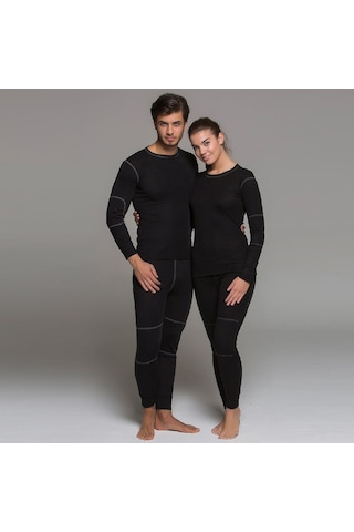 Thermoform Active Plus Yetişkin Termal İçlik Set Siyah Çok Renkli