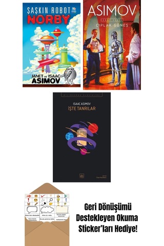 Şaşkın Robot Norby + Çıplak Güneş Robot Serisi 2. Kitap + İşte Tanrılar