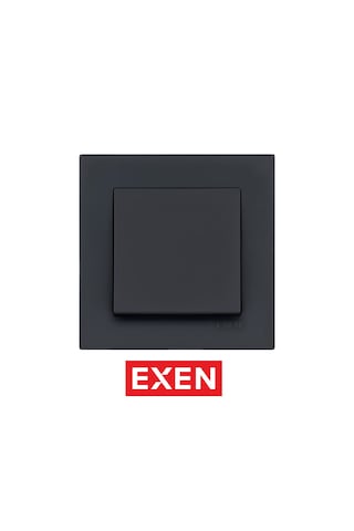Exen Füme Anahtar Mekanizma+ Çerçeve 5adet ANAHTAR