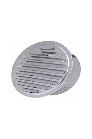 Lemestar 200mm Paslanmaz Çelik Düz Rüzgar Tüyü - Kalın Kenarli Mutfak/banyo Duvarı Yağmur Geçirmez Havalandırma Sızıntı Çıkışı