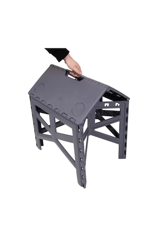 Kapris Katlanabilir Kamp Ve Piknik Sehpası Pratik Tank Masa 42x45x47cm 307 Siyah