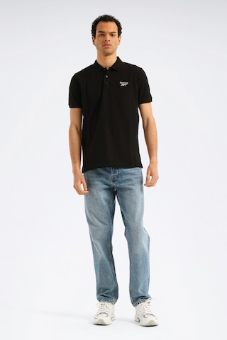 Reebok Blaze Embroıdered Ss Polo Siyah Erkek Kısa Kol T-shirt 000000000102345106