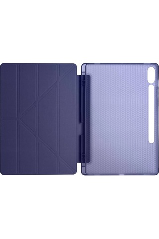 Galaxy Uyumlu Tab S9 Plus Kılıf Tri Folding Kalem Bölmeli Standlı Kılıf