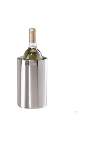 Pazly 2.5l Kalın Paslanmaz Çelik Şampanya Buz Kovası, Gümüş, Parti İçin Soğutucu Chiller Gümüş