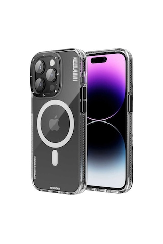Youngkit Apple Uyumlu iPhone 14 Pro Max Kılıf Magsafe Şarj Özellikli YoungKit Exquisite Serisi Kapak YOUNGKİT-25495