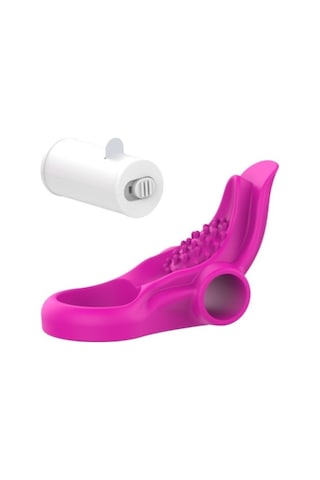 Truva Shop Lovetoy Protection Silicone Tongue Güçlü Titreşimli Penis Halkası