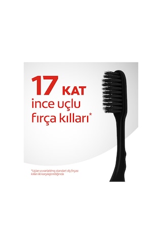 COLGATE SLİM SOFT MİKRO İNCE 1+1 SİYAH DİŞ FIRÇASI