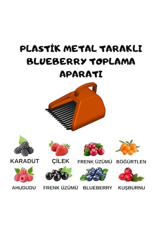 Blue Berry , Aronya , Kuşburnu Ve Meyve Toplama Tarağı Plastik B Alıç Toplama