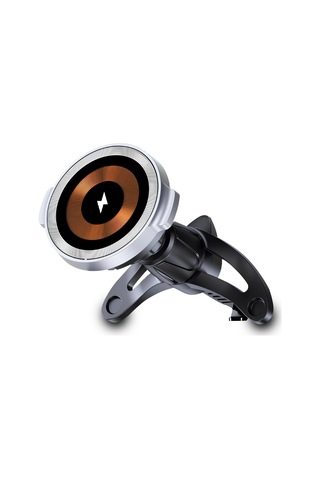 Phixi Force M18 15w Hızlı Şarj Kablosuz Araç Şarj Cihazı Tutucu, Manyetik Katlanabilir Telefon Tutucu