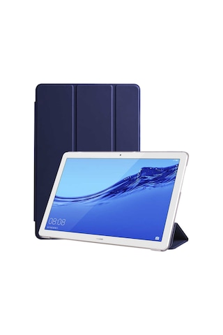 Huawei Uyumlu MediaPad T5 10 Kılıf PU Deri Smart Standlı Case