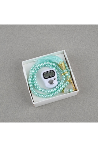 Zikirmatik Elektronik Tesbih Ve 99luk Namaz Tesbih Set 04401837