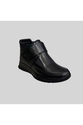 Voyager Z1144 Kadın Hakiki Deri Comfort Bot Siyah Çok Renkli