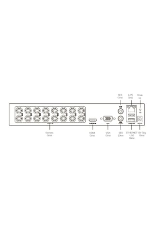 Hikvision DS-7116HGHI-K1 16 Kanal DVR Kayıt Cihazı