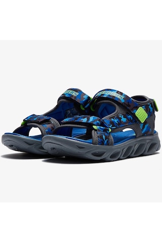 Skechers Hypno - Splash Kids Lights Sandals Cırtlı Işıklı Çocuk Sandalet Mavi Mavi