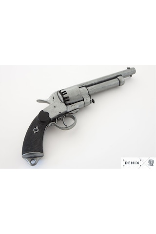Denix Confederate Lemat Revolver 1855 Usa Koleksiyon Obje 37cm
