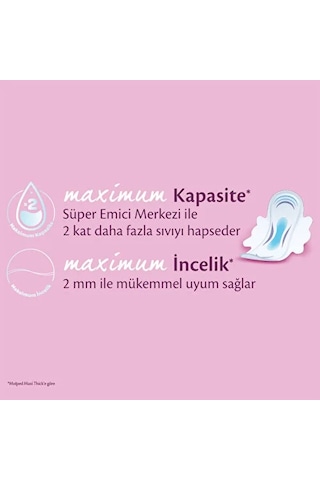 Molped Ultra Hijyenik Ped Anatomik Gece Süper Ekonomik 16 X 2 Ad PKT.MOLPED.018
