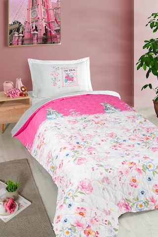 Kapitoneli Ranforce Genç Nevresim Takımı Bella Pudra