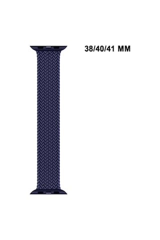 Apple Watch Uyumlu Watch 3 4 5 6 7 8 9 Seseri 38 40 41mm Solo Loop Kordon Kayış Silikon S Beden Mt86